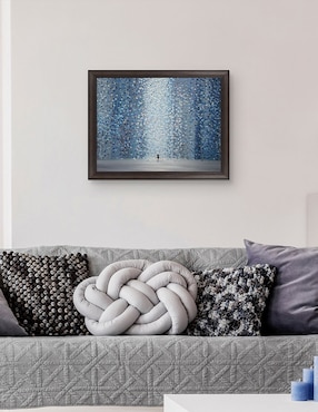 Cuadro decorativo Lluvia azul de Ekaterina Ermilkina técnica mixta Cuadros Jr