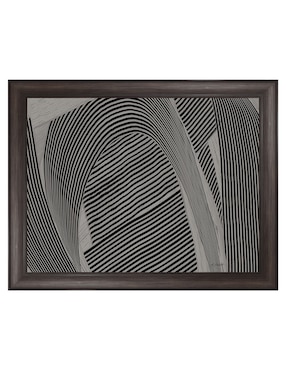 Cuadro decorativo Tejido gris I de Mike Schick técnica mixta Cuadros Jr