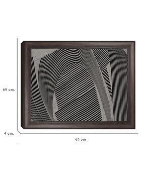 Cuadro decorativo Tejido gris I de Mike Schick técnica mixta Cuadros Jr