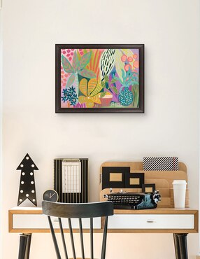 Cuadro decorativo Paraíso de palmeras de Suzanne Allard técnica mixta Cuadros Jr