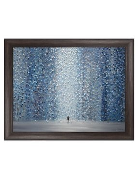 Cuadro decorativo Lluvia azul de Ekaterina Ermilkina técnica mixta Cuadros Jr