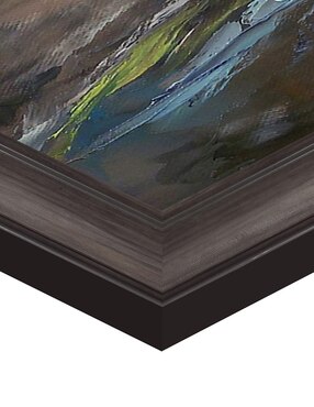 Cuadro decorativo Ondas a la luz de la luna de Michael Creese técnica mixta Cuadros Jr