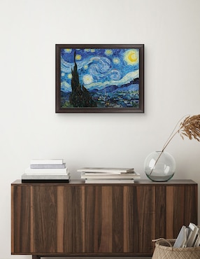 Cuadro decorativo La noche estrellada (1889 de Vincent Van Gogh técnica mixta Cuadros Jr