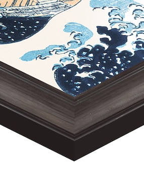 Cuadro decorativo Hokusai – La gran ola de Portfolio Arts Group técnica mixta Cuadros Jr
