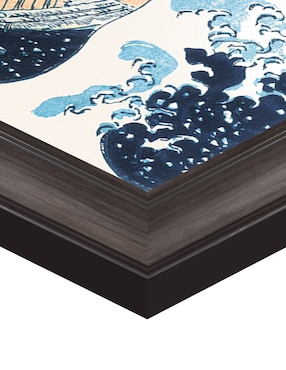 Cuadro decorativo Hokusai – La gran ola de Portfolio Arts Group técnica mixta Cuadros Jr