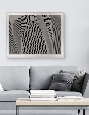 Cuadro decorativo Tejido gris I de Mike Schick técnica mixta Cuadros Jr