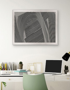 Cuadro decorativo Tejido gris I de Mike Schick técnica mixta Cuadros Jr