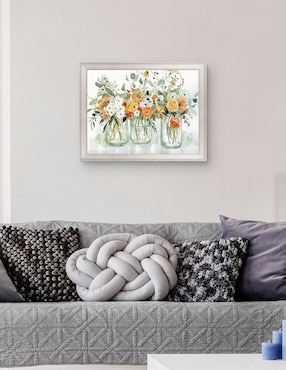 Cuadro decorativo Tres bellezas de Carol Robinson técnica mixta Cuadros Jr