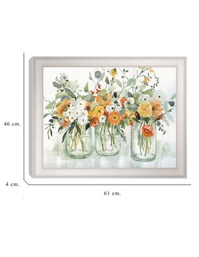 Cuadro decorativo Tres bellezas de Carol Robinson técnica mixta Cuadros Jr