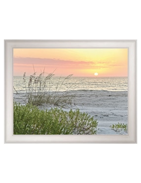 Cuadro decorativo Atardecer calmante de Mary Lou Johnson técnica mixta Cuadros Jr