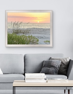 Cuadro decorativo Atardecer calmante de Mary Lou Johnson técnica mixta Cuadros Jr
