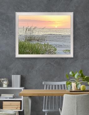 Cuadro decorativo Atardecer calmante de Mary Lou Johnson técnica mixta Cuadros Jr