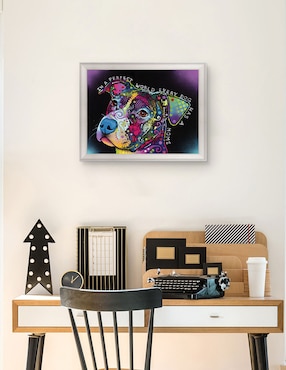 Cuadro decorativo En un mundo perfecto de Dean Russo técnica mixta Cuadros Jr