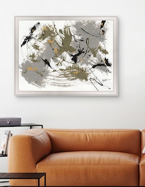 Cuadro decorativo Negro y dorado 1 de Dan Houston técnica mixta Cuadros Jr