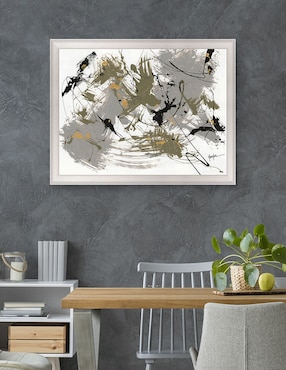 Cuadro decorativo Negro y dorado 1 de Dan Houston técnica mixta Cuadros Jr