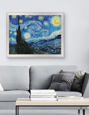 Cuadro decorativo La noche estrellada (1889 de Vincent Van Gogh técnica mixta Cuadros Jr