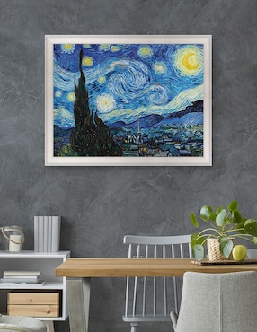 Cuadro decorativo La noche estrellada (1889 de Vincent Van Gogh técnica mixta Cuadros Jr