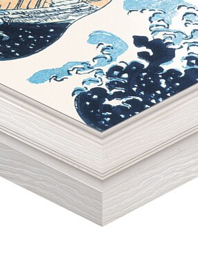 Cuadro decorativo Hokusai – La gran ola de Portfolio Arts Group técnica mixta Cuadros Jr
