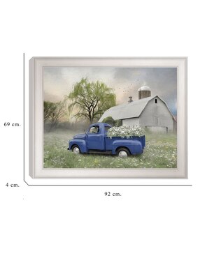 Cuadro decorativo Primavera de antaño de Lori Deiter técnica mixta Cuadros Jr