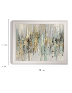 Cuadro decorativo Oro líquido I de Tom Reeves técnica mixta Cuadros Jr