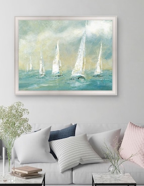 Cuadro decorativo Brisa marina de Carol Robinson técnica mixta Cuadros Jr