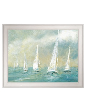 Cuadro decorativo Brisa marina de Carol Robinson técnica mixta Cuadros Jr