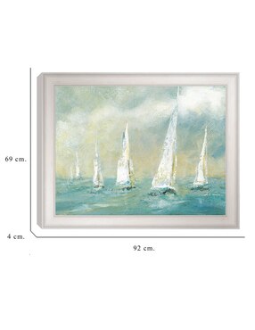 Cuadro decorativo Brisa marina de Carol Robinson técnica mixta Cuadros Jr