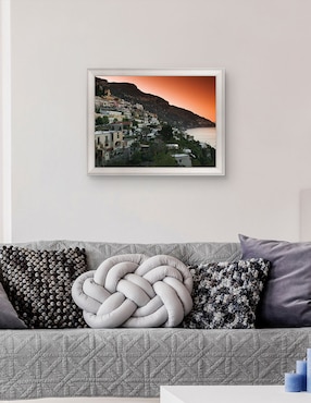 Cuadro decorativo Pueblo en la ladera de Campania de Panoramic Images técnica mixta Cuadros Jr