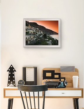 Cuadro decorativo Pueblo en la ladera de Campania de Panoramic Images técnica mixta Cuadros Jr