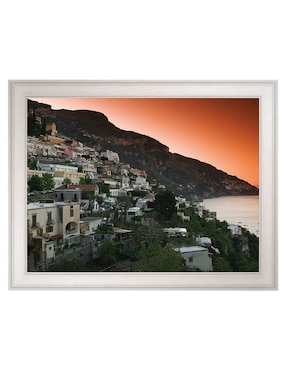Cuadro decorativo Pueblo en la ladera de Campania de Panoramic Images técnica mixta Cuadros Jr