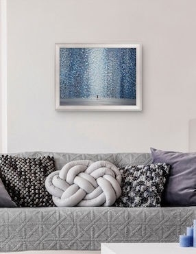 Cuadro decorativo Lluvia azul de Ekaterina Ermilkina técnica mixta Cuadros Jr
