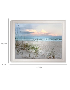 Cuadro decorativo Madera flotante de playa de Nan técnica mixta Cuadros Jr