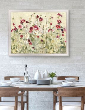 Cuadro decorativo Fila de malvas frías de Cheri Blum técnica mixta Cuadros Jr