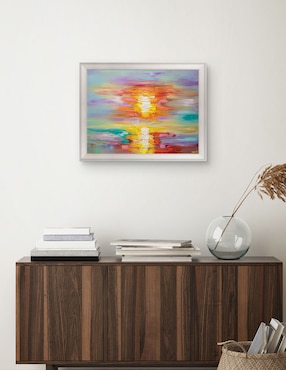Cuadro decorativo Amanecer abstracto de Osnat Tzadok técnica mixta Cuadros Jr