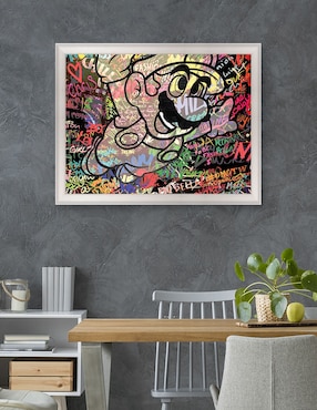 Cuadro decorativo Graffiti de Mario caricatura de The Pop Art Factory técnica mixta Cuadros Jr