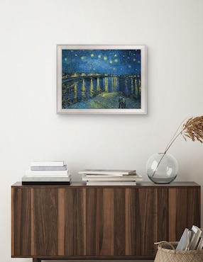 Cuadro decorativo Noche estrellada sobre el Ródano (1888) de Vincent van Gogh técnica mixta Cuadros Jr