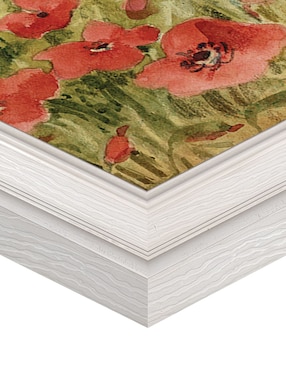 Cuadro decorativo Paisaje toscano de amapolas de Susan Winget técnica mixta Cuadros Jr