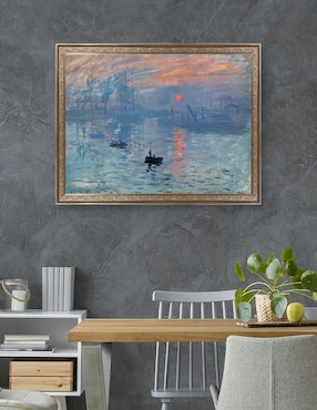 Cuadro decorativo Monet – Impresión: sol naciente de Portfolio Arts Group técnica mixta Cuadros Jr