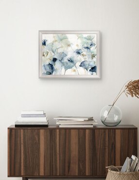 Cuadro decorativo Ginkgo en esplendor de Carol Robinson técnica mixta Cuadros Jr