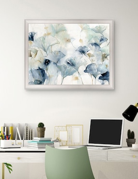 Cuadro decorativo Ginkgo en esplendor de Carol Robinson técnica mixta Cuadros Jr