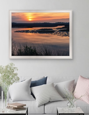 Cuadro decorativo Amanecer en Big Bend Florida de Andy Crawford técnica mixta Cuadros Jr