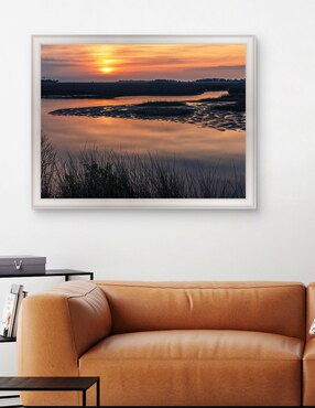 Cuadro decorativo Amanecer en Big Bend Florida de Andy Crawford técnica mixta Cuadros Jr