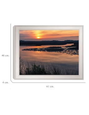 Cuadro decorativo Amanecer en Big Bend Florida de Andy Crawford técnica mixta Cuadros Jr