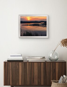 Cuadro decorativo Amanecer en Big Bend Florida de Andy Crawford técnica mixta Cuadros Jr