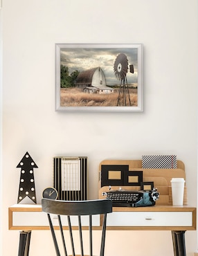 Cuadro decorativo Granja de la bahía Henderson de Lori Deiter técnica mixta Cuadros Jr