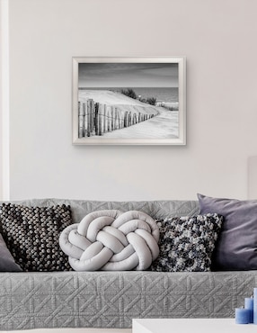 Cuadro decorativo Dunas en blanco y negro suave de DP Gallery técnica mixta Cuadros Jr