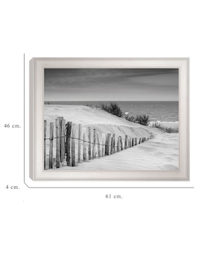 Cuadro decorativo Dunas en blanco y negro suave de DP Gallery técnica mixta Cuadros Jr