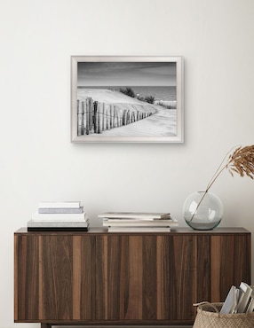 Cuadro decorativo Dunas en blanco y negro suave de DP Gallery técnica mixta Cuadros Jr