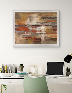 Cuadro decorativo Desierto pintado de Silvia Vassileva técnica mixta Cuadros Jr