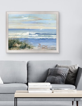 Cuadro decorativo Recolectores de playa de Sally Swatland técnica mixta Cuadros Jr